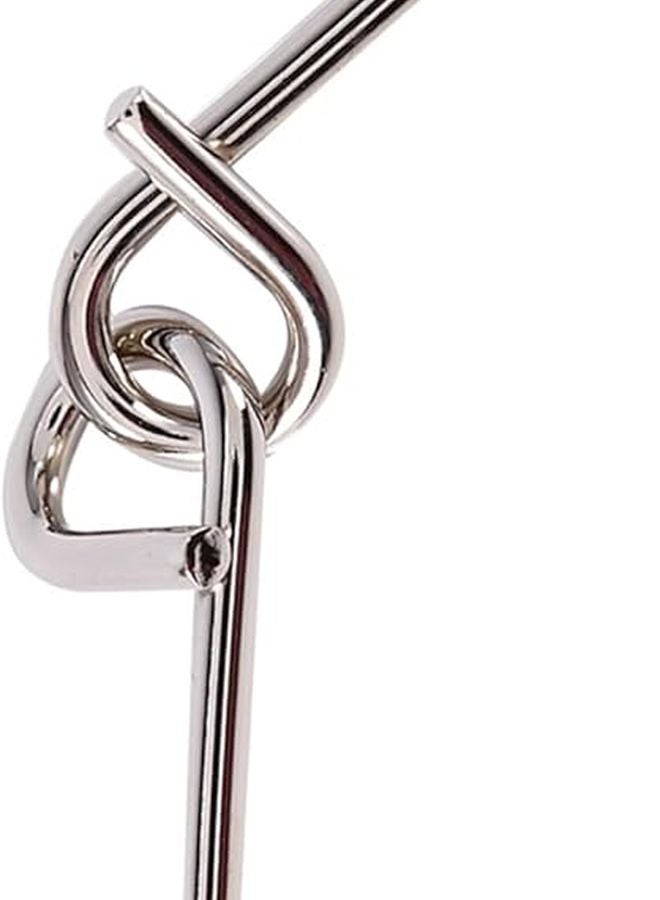 مجموعة لعبة لغز اختبار ذكاء الأسلاك المعدنية لعبة تحدي الدماغ للأطفال والكبار - Image 3